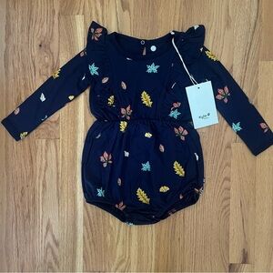 Kyte Baby Fall Foliage Long Sleeve Bubble Romper 🌿 | Size 18-24 Months | NWT